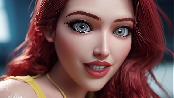 Redhead With Huge Tits Fucks You And Wants To Be Creampied In Her Yellow Dress – AI
