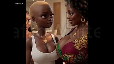 (AI Generated) – Sexy African black animated Ebony Big Ass Big Boobs Village Maiden Seduced Fucked Raw By Handsome Big Dick Prince
